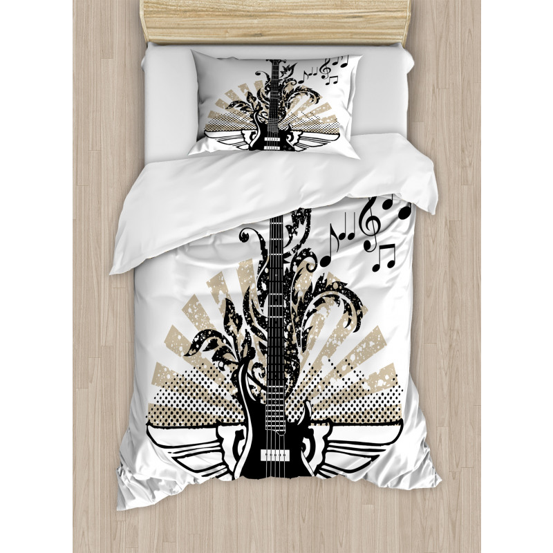 Rock and Roll Pattern Duvet Cover Set