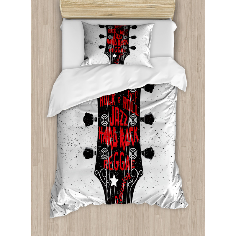 Blues Pop Hard Rock Duvet Cover Set