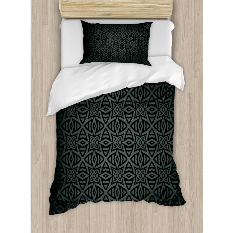 Folk Celtic Floral Duvet Cover Set