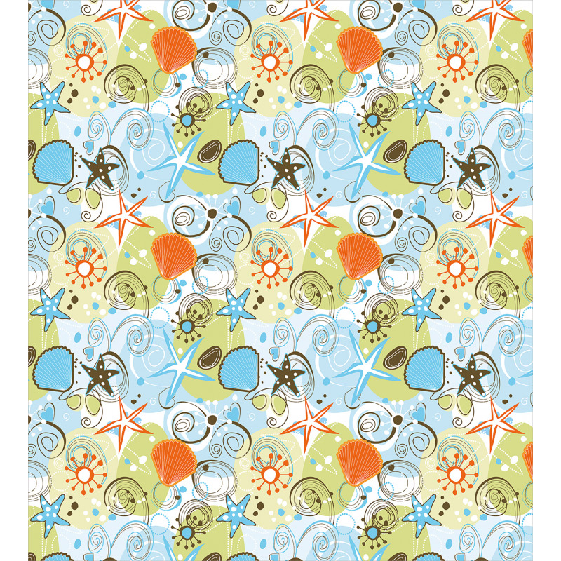 Retro Beach Pattern Duvet Cover Set