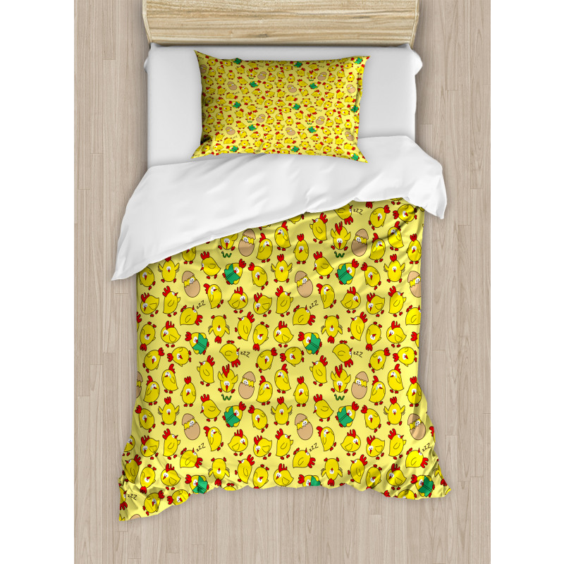 Poultry Hatching Duvet Cover Set