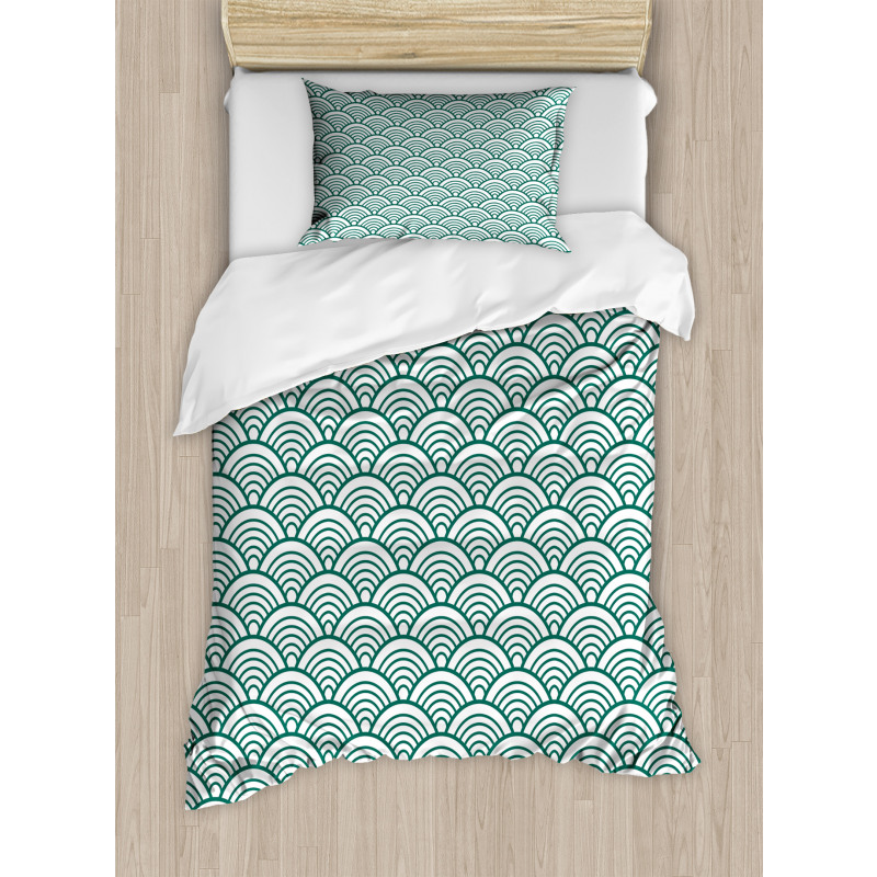 Seigaiha Scales Duvet Cover Set