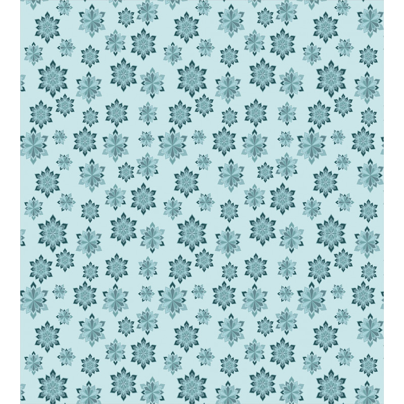 Ornate Winter Snowflakes Duvet Cover Set