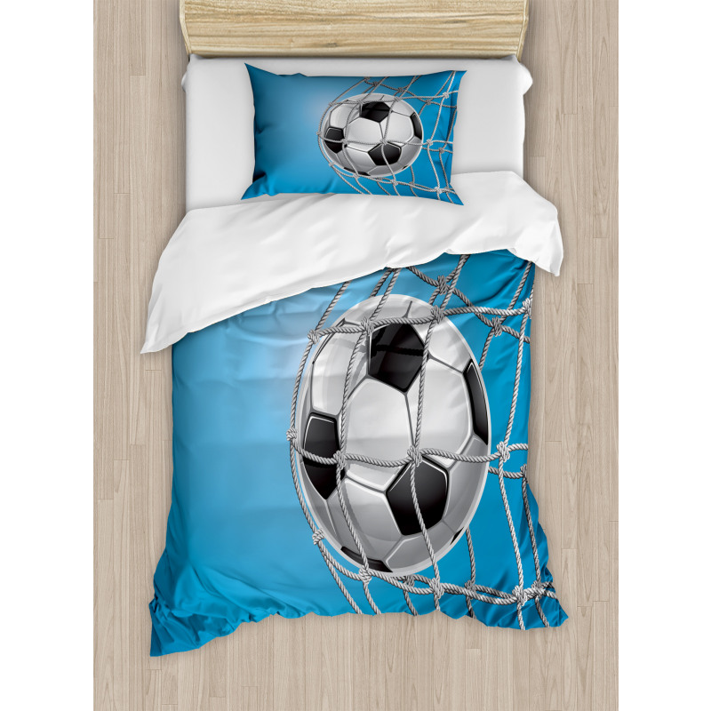 Goal Ball in the Net Duvet Cover Set