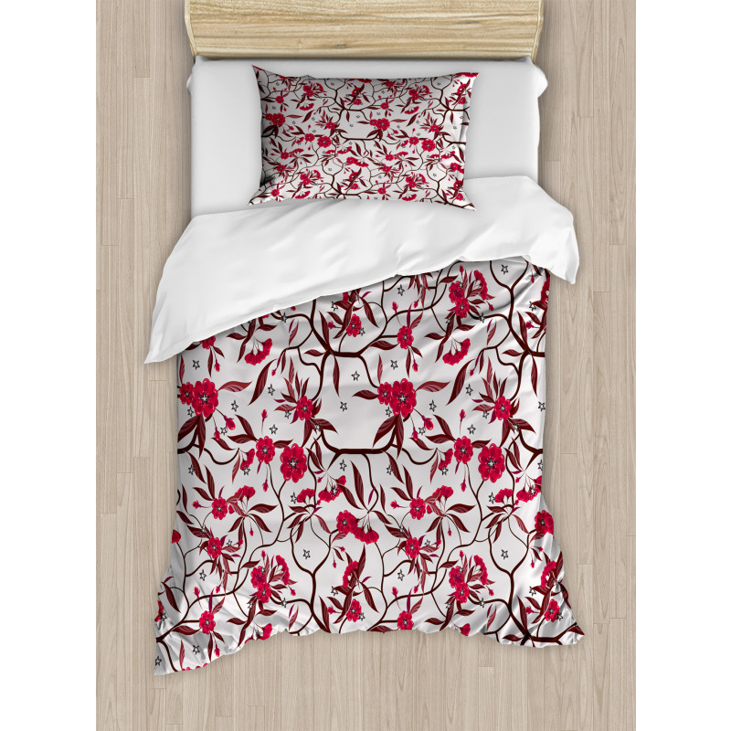 Blooming Spring Branches Duvet Cover Set