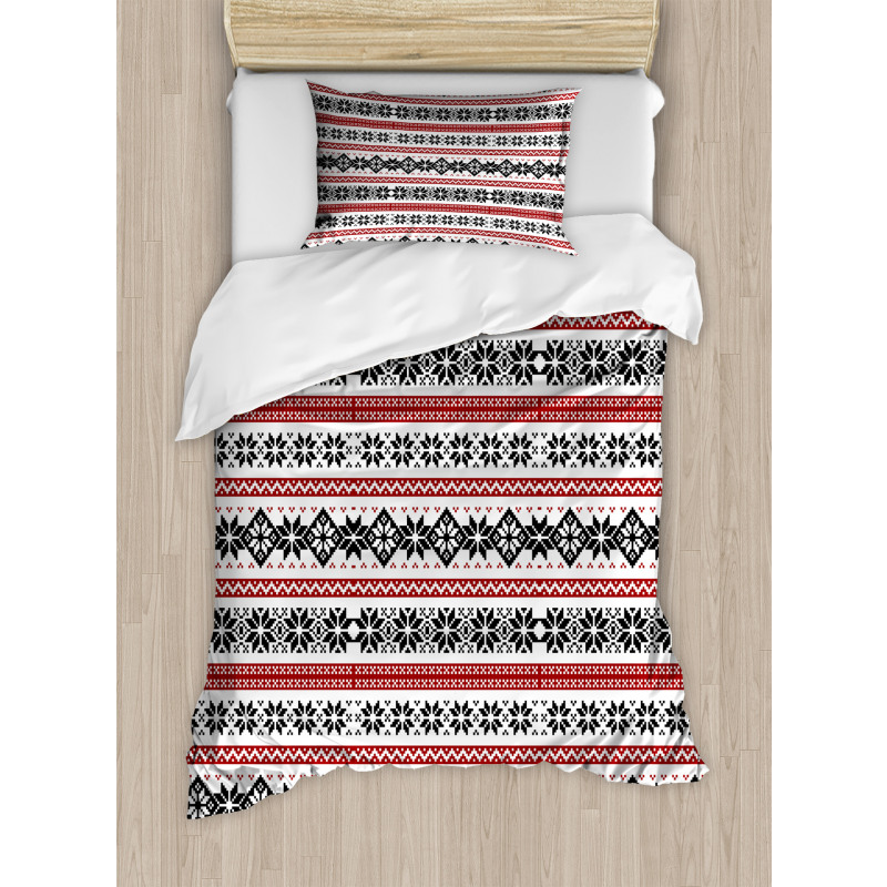 Ornate Seasonal Motifs Duvet Cover Set