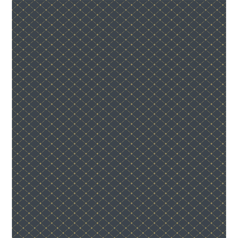 Floral Checkered Duvet Cover Set