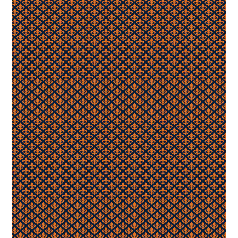 Orange Heraldic Duvet Cover Set