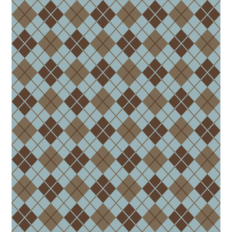 Argyle Pattern Duvet Cover Set