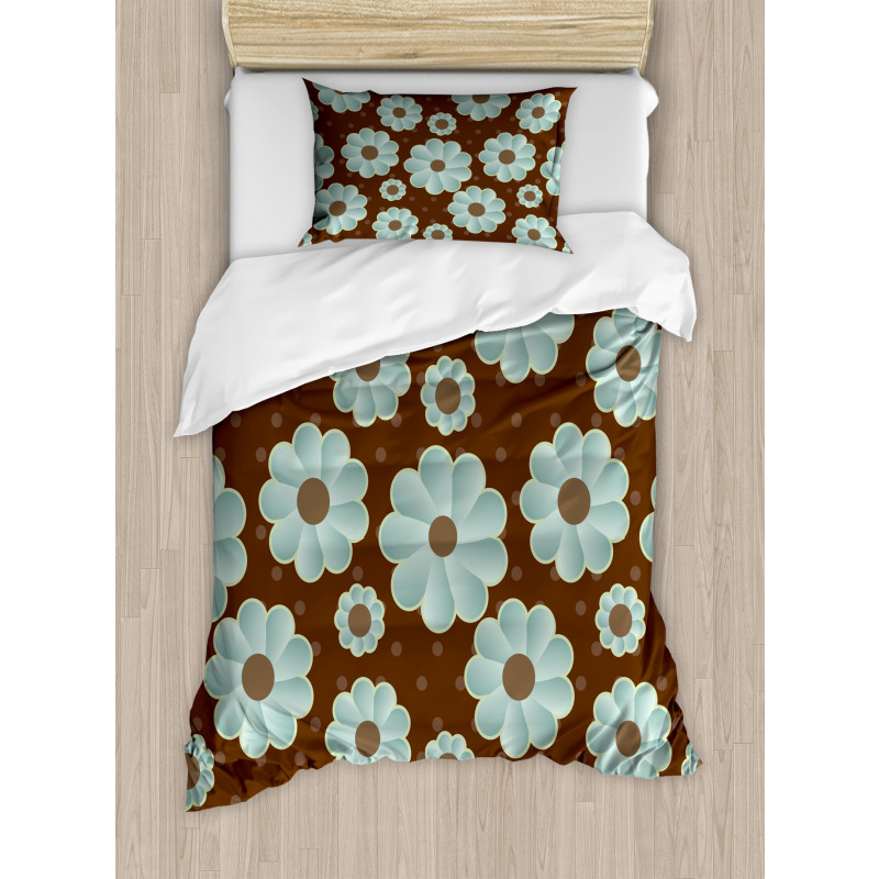 Retro Flora Duvet Cover Set