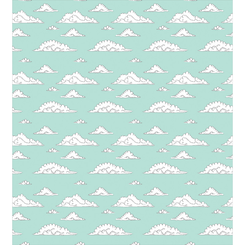 White Fluffy Clouds Duvet Cover Set