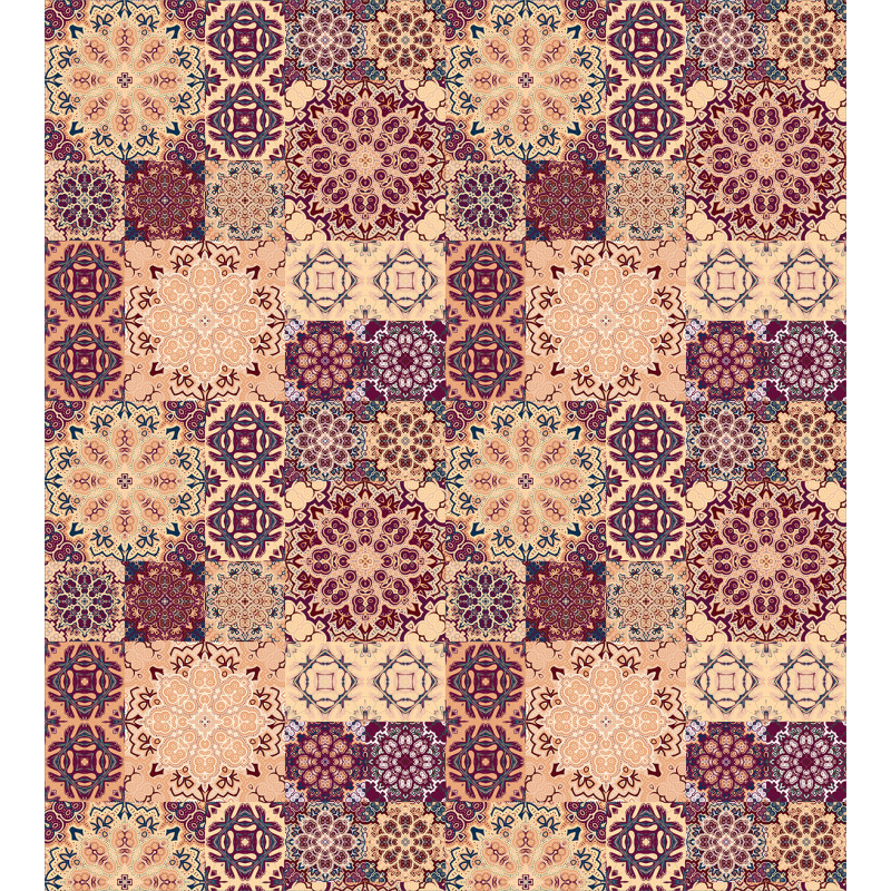 Ornate Ceramic Tiles Duvet Cover Set