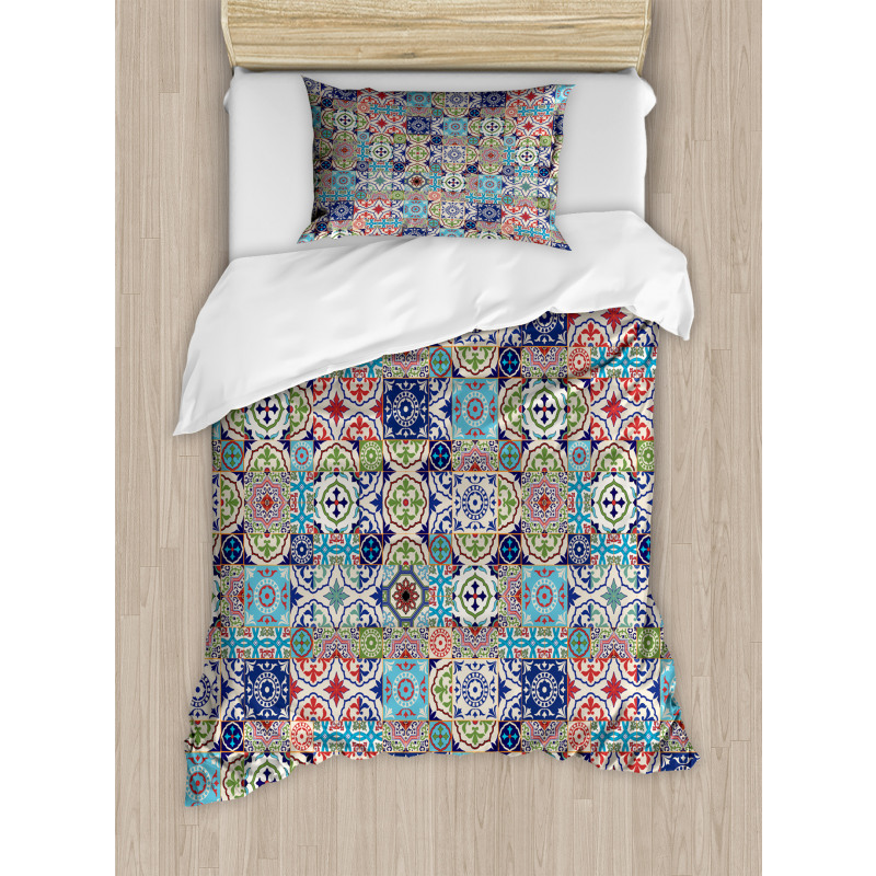 Complex Floral Design Duvet Cover Set