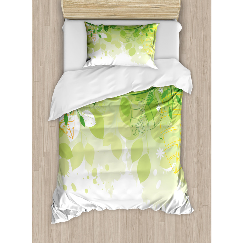 Leaves Fantasy Flora Duvet Cover Set