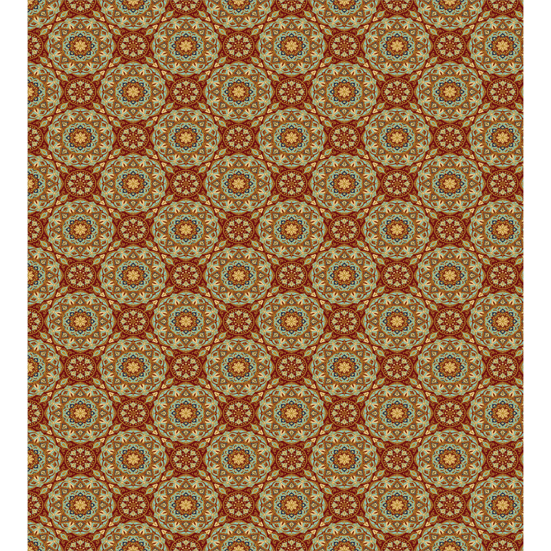 Medieval Mosaic Design Duvet Cover Set