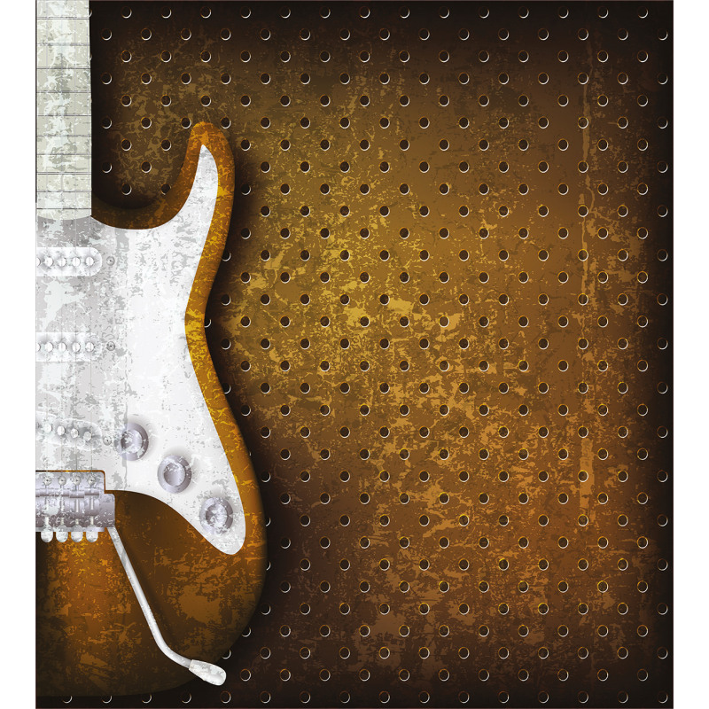 Grunge Dots Guitar Duvet Cover Set