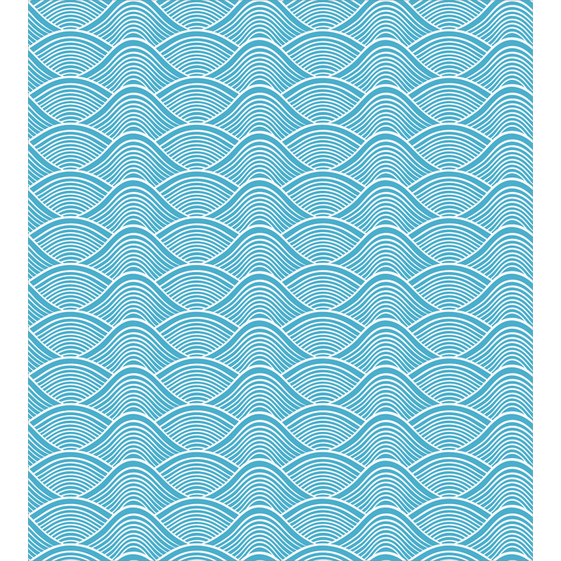 Japanese Ocean Sea Waves Duvet Cover Set