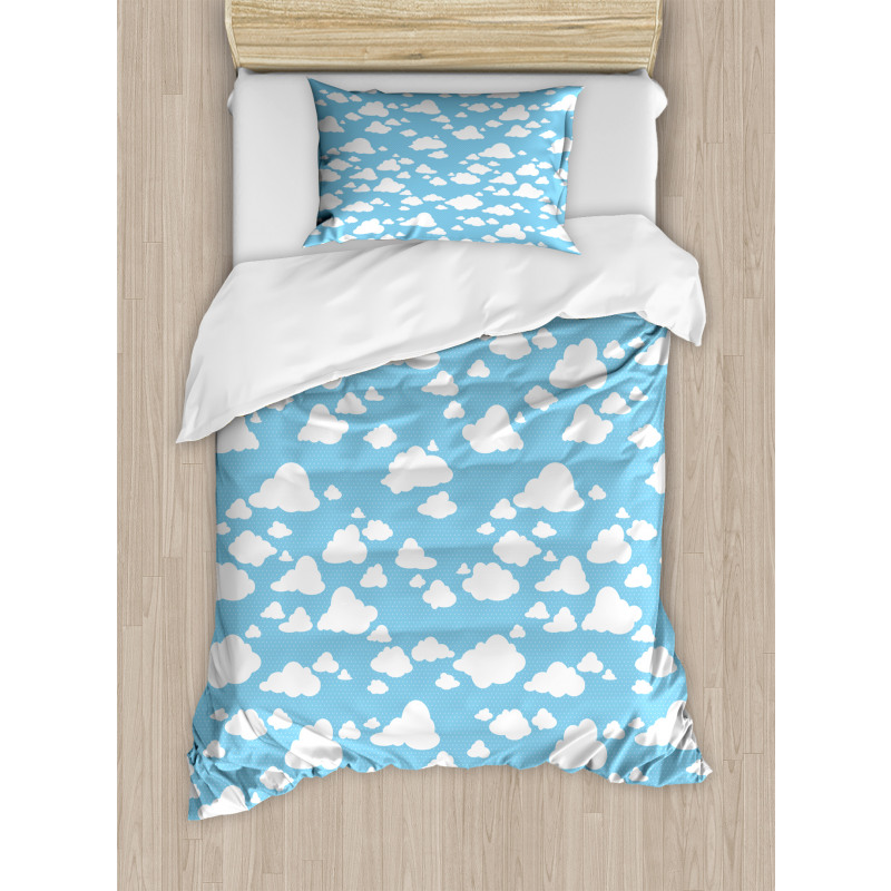 Clear Summer Sky Pattern Duvet Cover Set