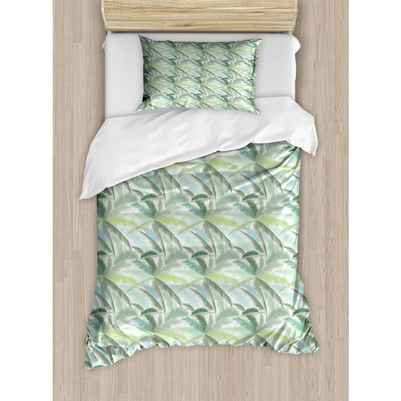 Leafy Green Branches Duvet Cover Set