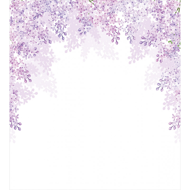 Lilac Blossoms Spring Duvet Cover Set
