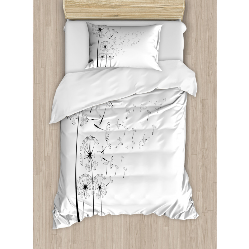 Seed Blown in Wind Duvet Cover Set