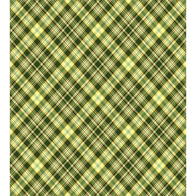 Diagonal Tartan Duvet Cover Set