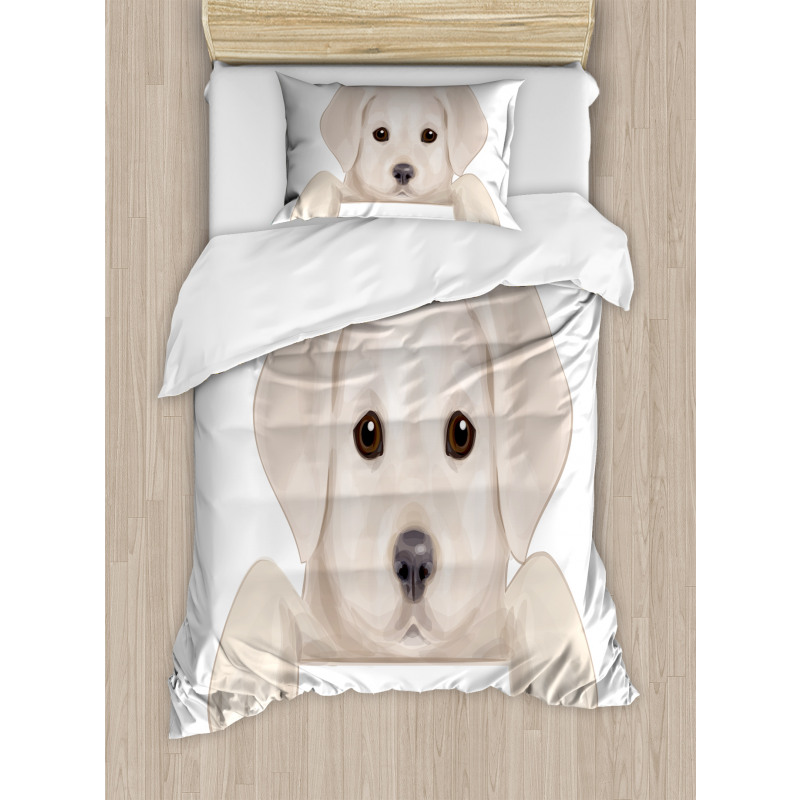 Puppy Hiding Paws Duvet Cover Set