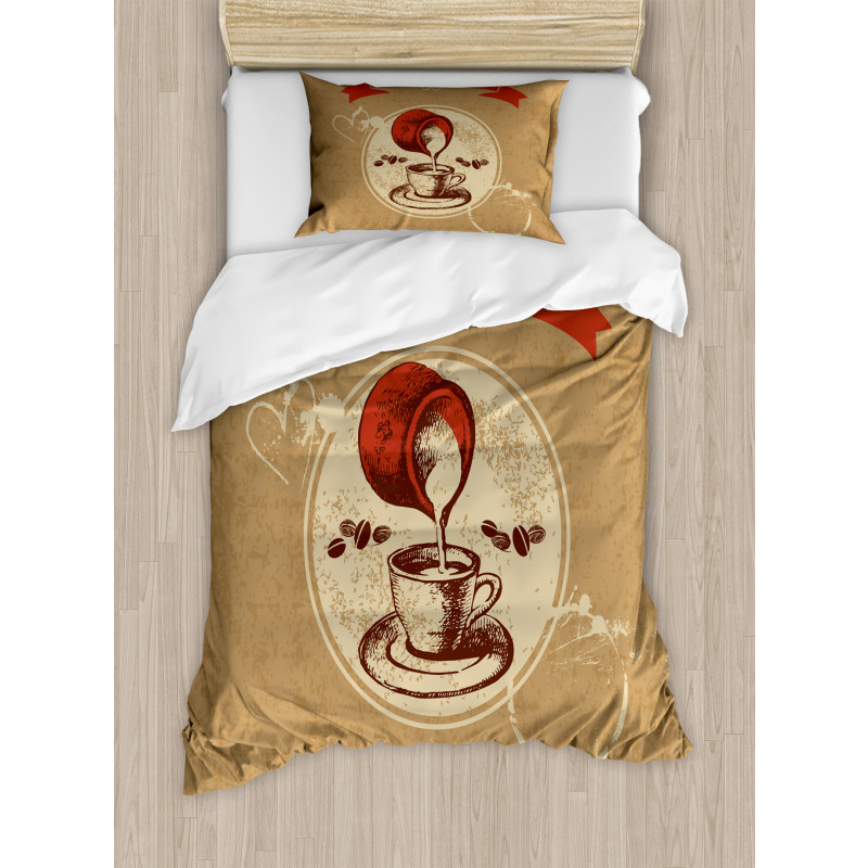 Milky Taste Vintage Look Duvet Cover Set