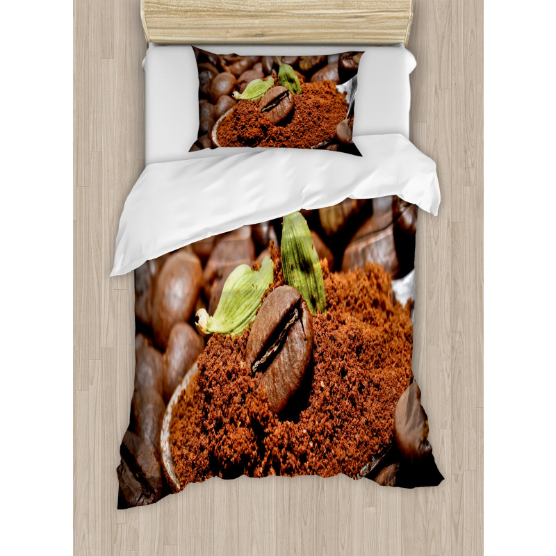 Flavor of Green Cardamom Duvet Cover Set