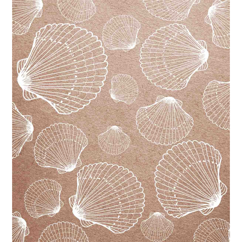 Hand Drawn Shells Duvet Cover Set