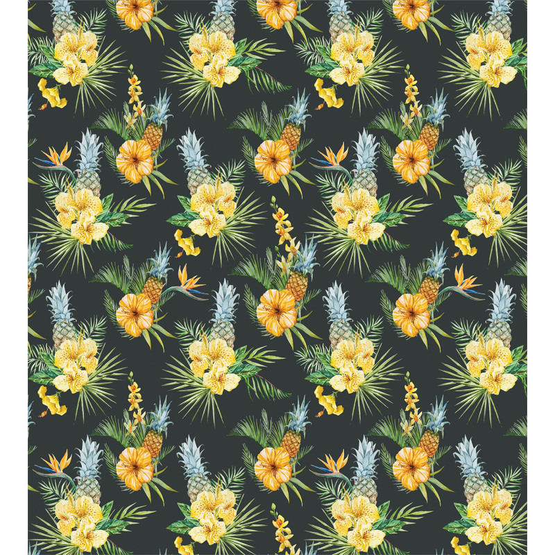 Tropic Flower Design Duvet Cover Set