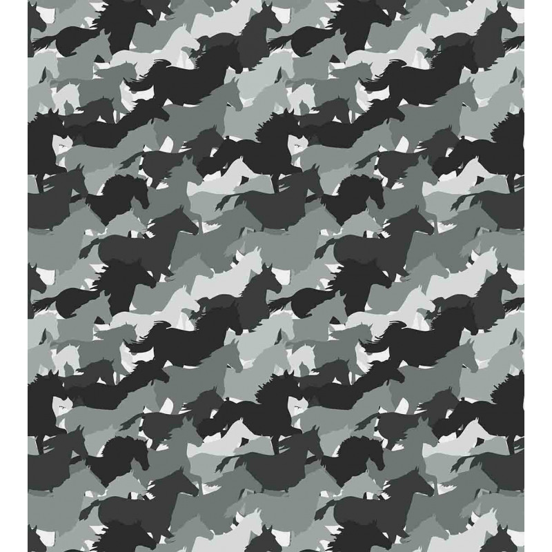 Mustang Herd Animals Duvet Cover Set