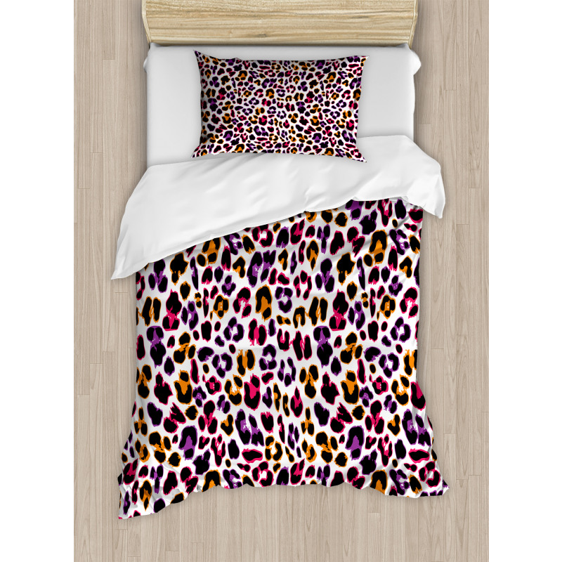 Safari Leopard Animal Motif Duvet Cover Set