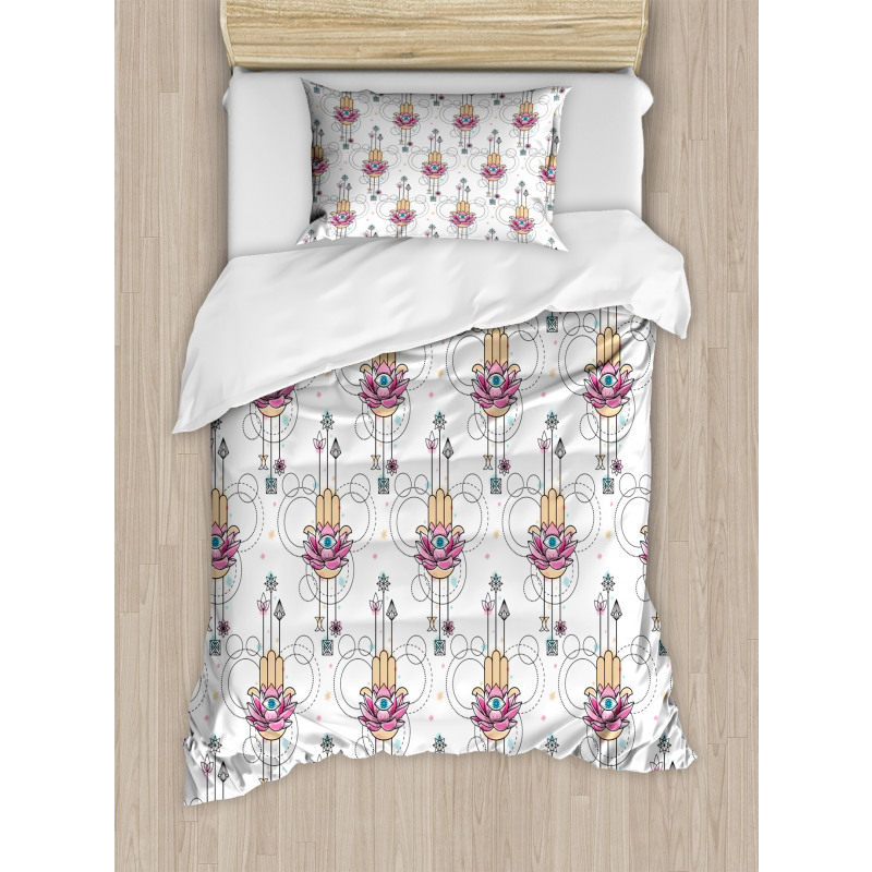 All Seeing Eye Ethnic Duvet Cover Set