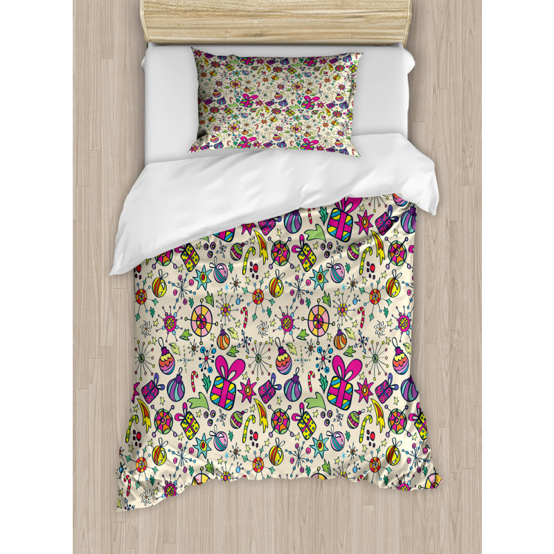 Lively Rich Doodle Duvet Cover Set