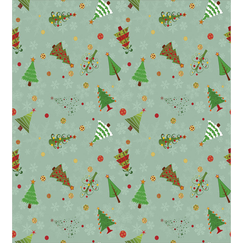 Holiday Tree Pattern Duvet Cover Set