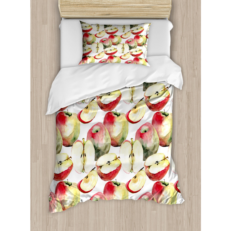 Organic Mclntosh Fruits Duvet Cover Set