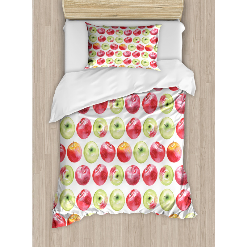 Watercolor Granny Smith Duvet Cover Set