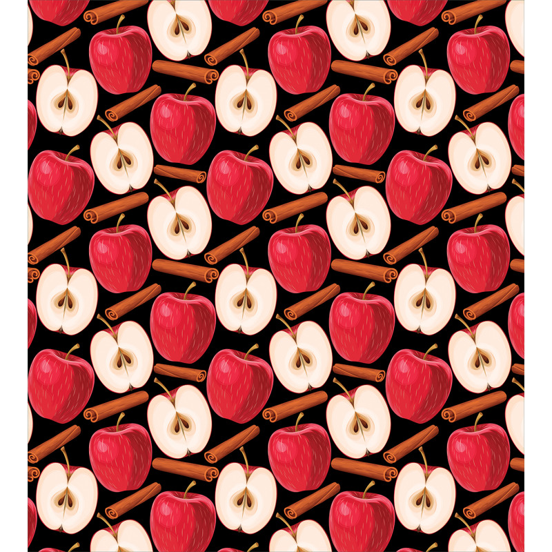 Cinnamon Sticks Fruits Duvet Cover Set