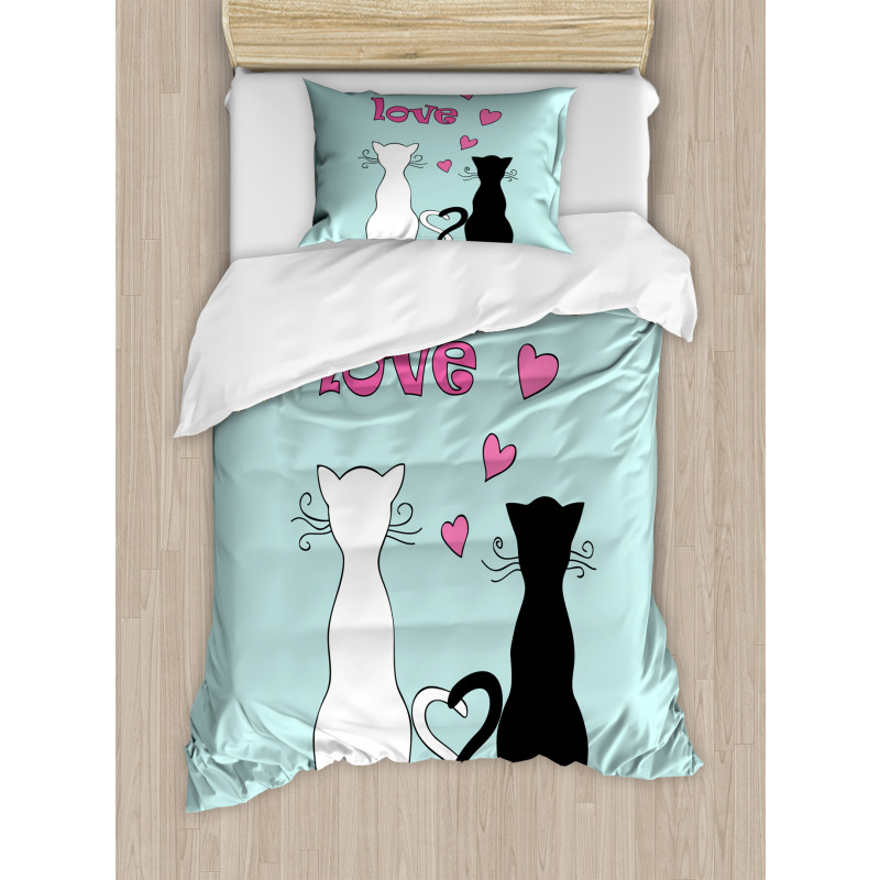 Tangled Tails in Love Duvet Cover Set