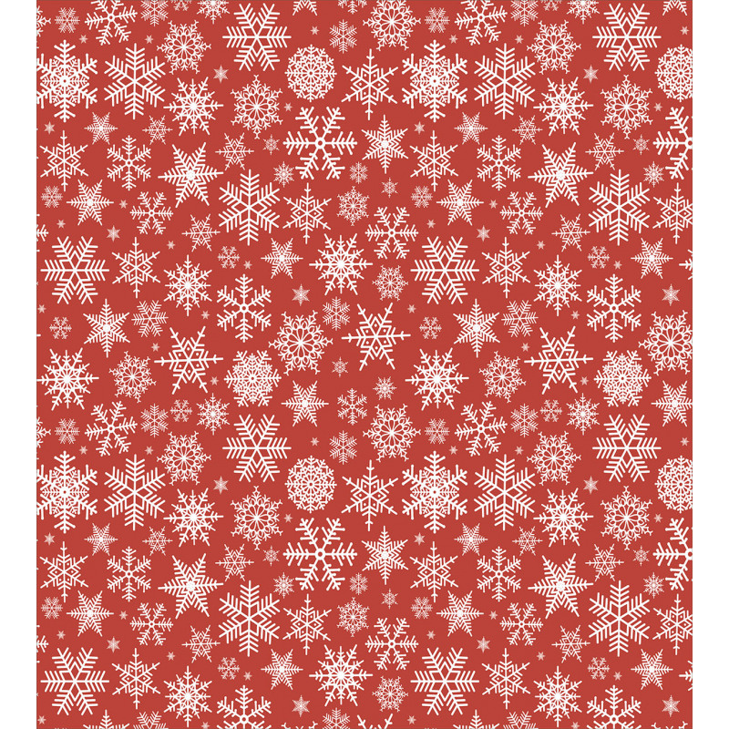 Various Snowflakes Winter Duvet Cover Set
