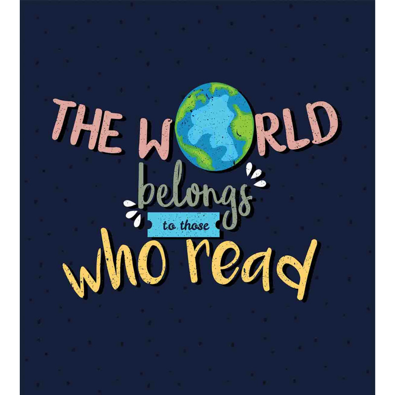 World Belongs to Readers Duvet Cover Set