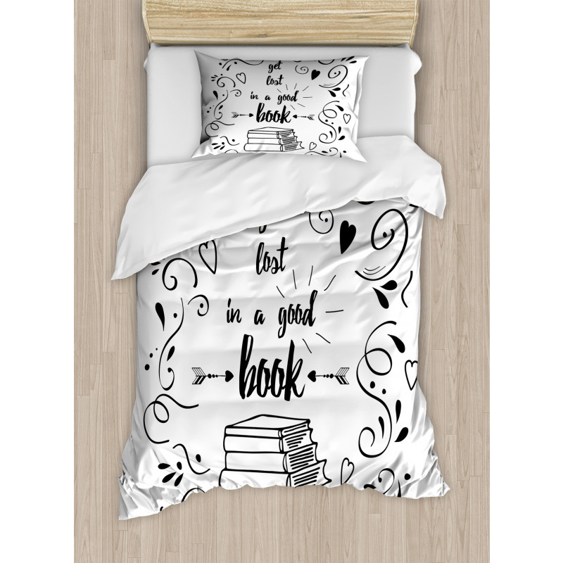 Get Lost in a Book Duvet Cover Set