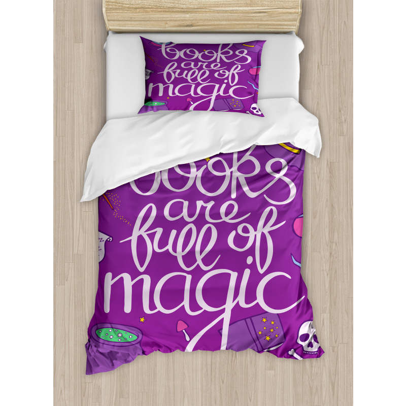 Full of Magic Witchcraft Duvet Cover Set