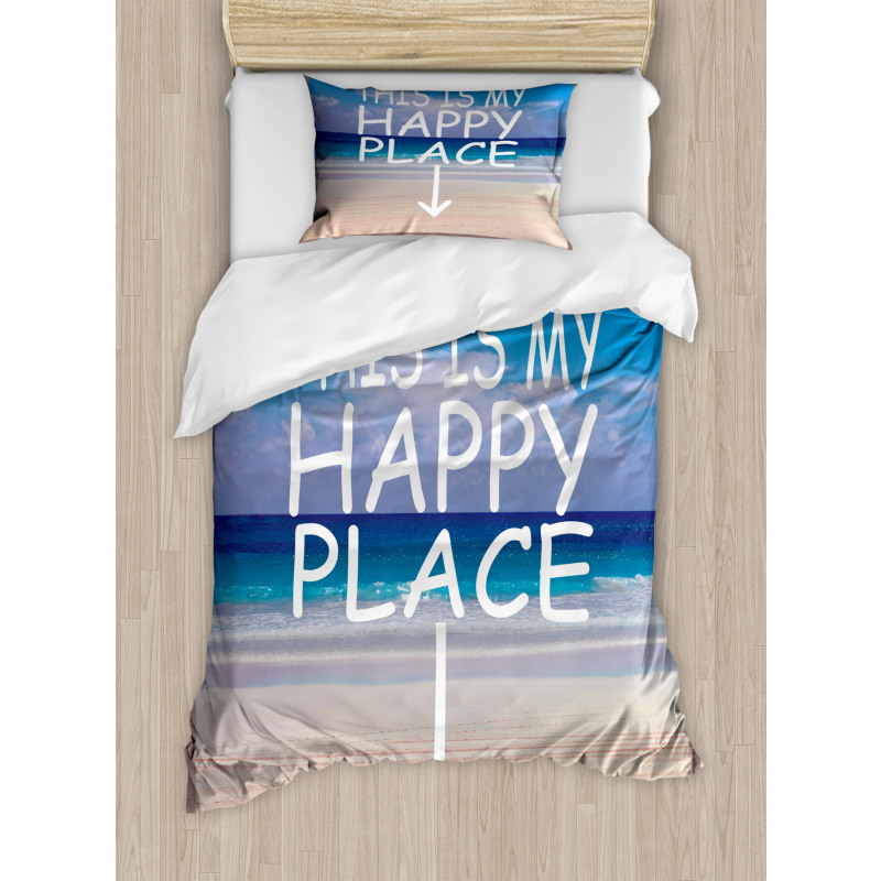 This is My Happy Place Duvet Cover Set