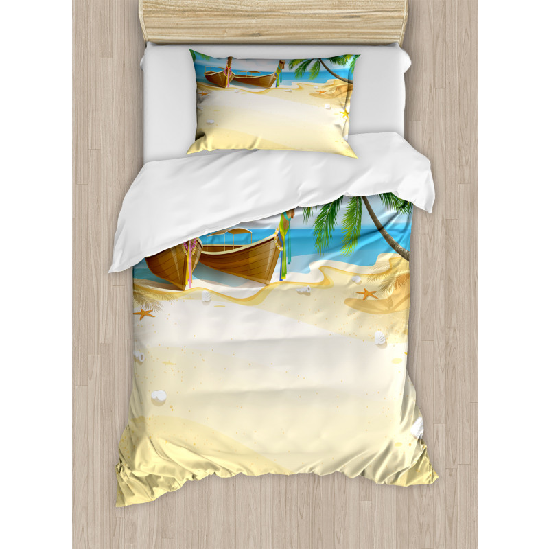 Paradise Island Tropical Duvet Cover Set