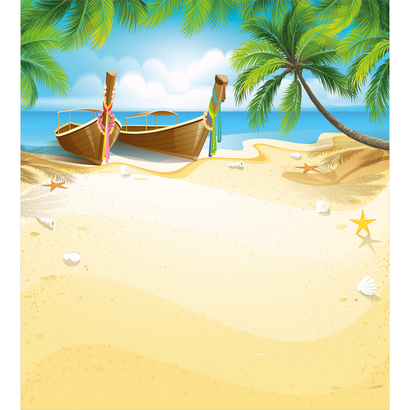 Paradise Island Tropical Duvet Cover Set