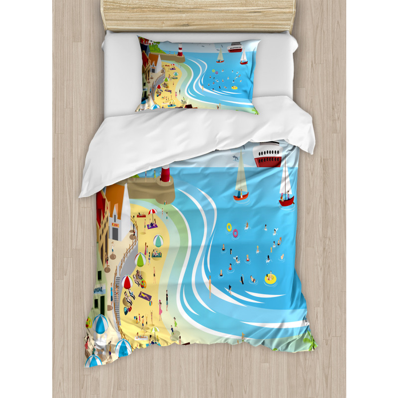 Holiday Destinations Duvet Cover Set