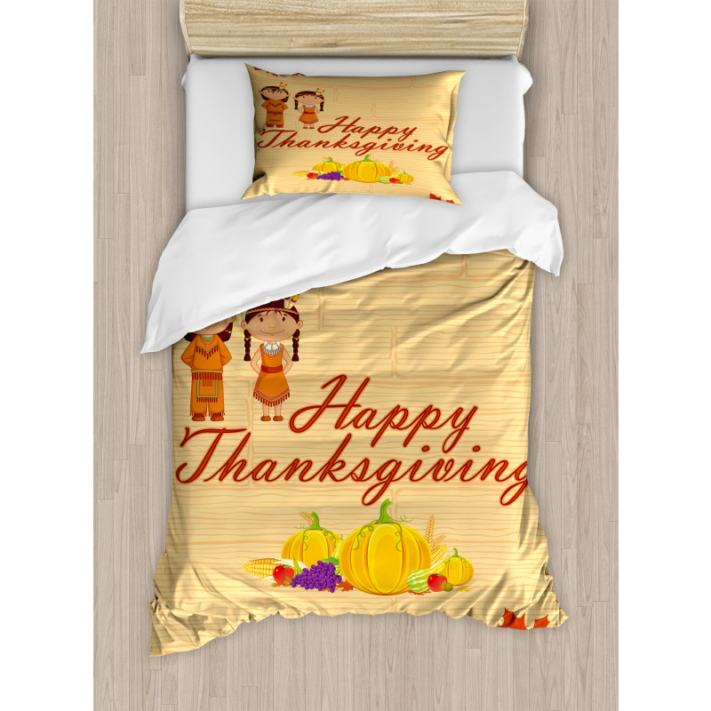 Fall Celebration Duvet Cover Set