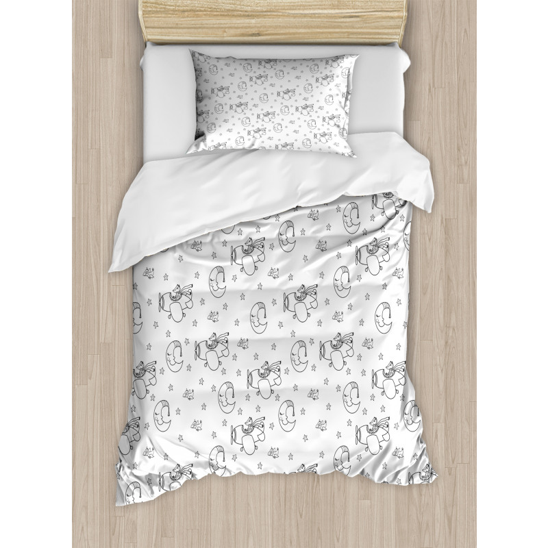 Restful Sleep Pattern Duvet Cover Set